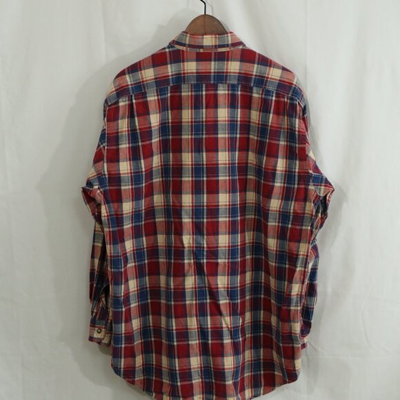 1980’s Vintage Abercrombie & Fitch “The Big Shirt” Plaid Button Down Men’s XL - Picture 5 of 9